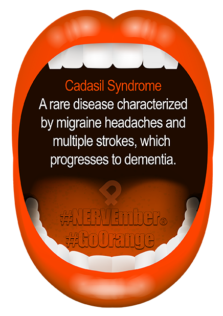 Cadasil Syndrome NERVEmber GoOrange iPain