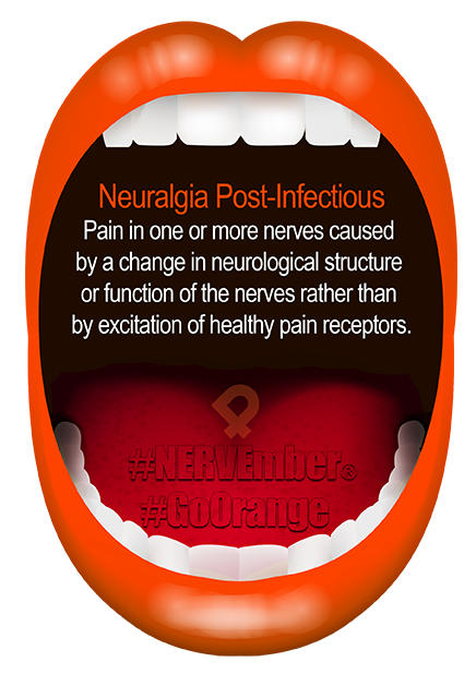Neuralgia Post-Infectious nervember go orange ipain