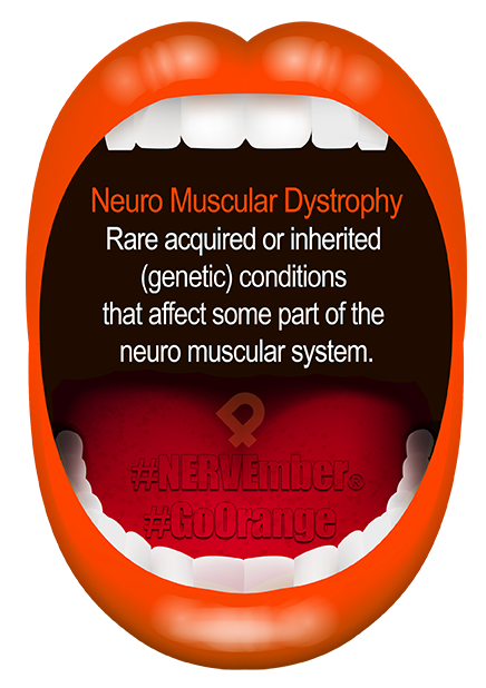 Neuro Muscular Dystrophy nervember go orange ipain