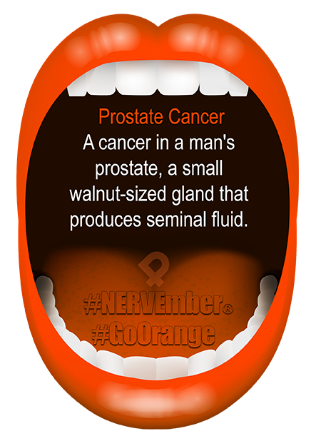 Prostate Cancer NERVEmber GoOrange iPain