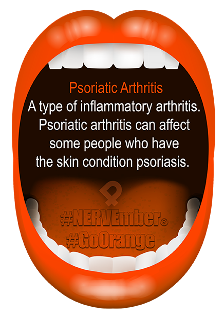 Psoriatic Arthritis NERVEmber GoOrange iPain