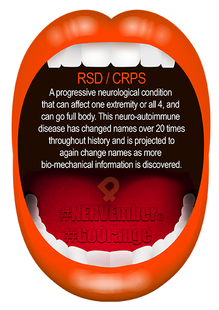 RSD CRPS nervember go orange ipain