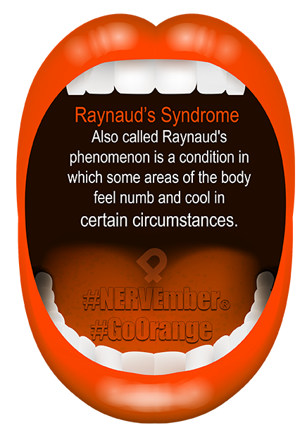 Raynauds Syndrome NERVEmber GoOrange iPain