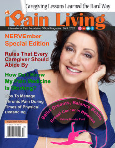 iPain Living cover Valarie Kondos Fall 2020
