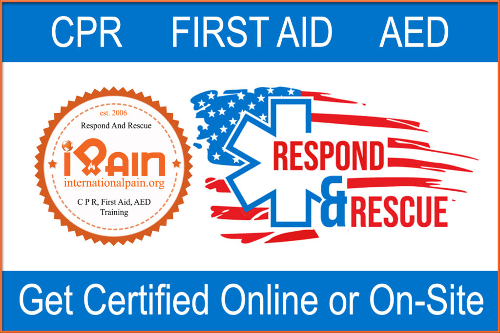 ipain and respond and rescue cpr training aed first aid